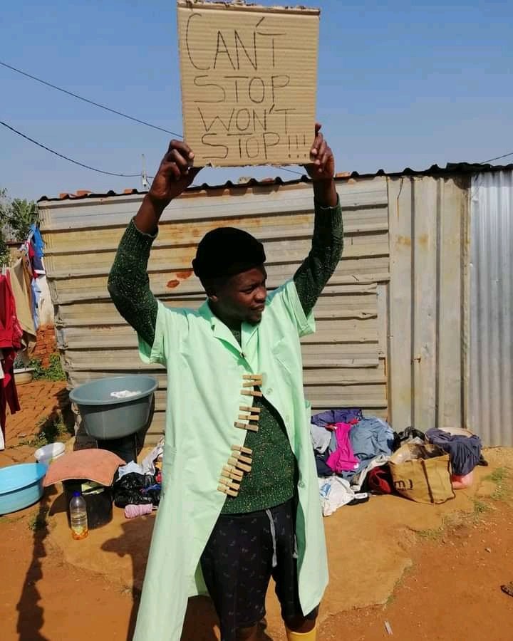 BhudaTebogo's tweet photo. This Right Here Is Jacob Jay Madisha from Atteridgeville . He runs a project "Ponelopele " where they donate food ,clothes &amp; school uniforms to the less privileged around Atteridgeville &amp; other locations nearby... Can we make trend maybe someone in your Timeline might assist him. https://t.co/h3HTNHqmfI