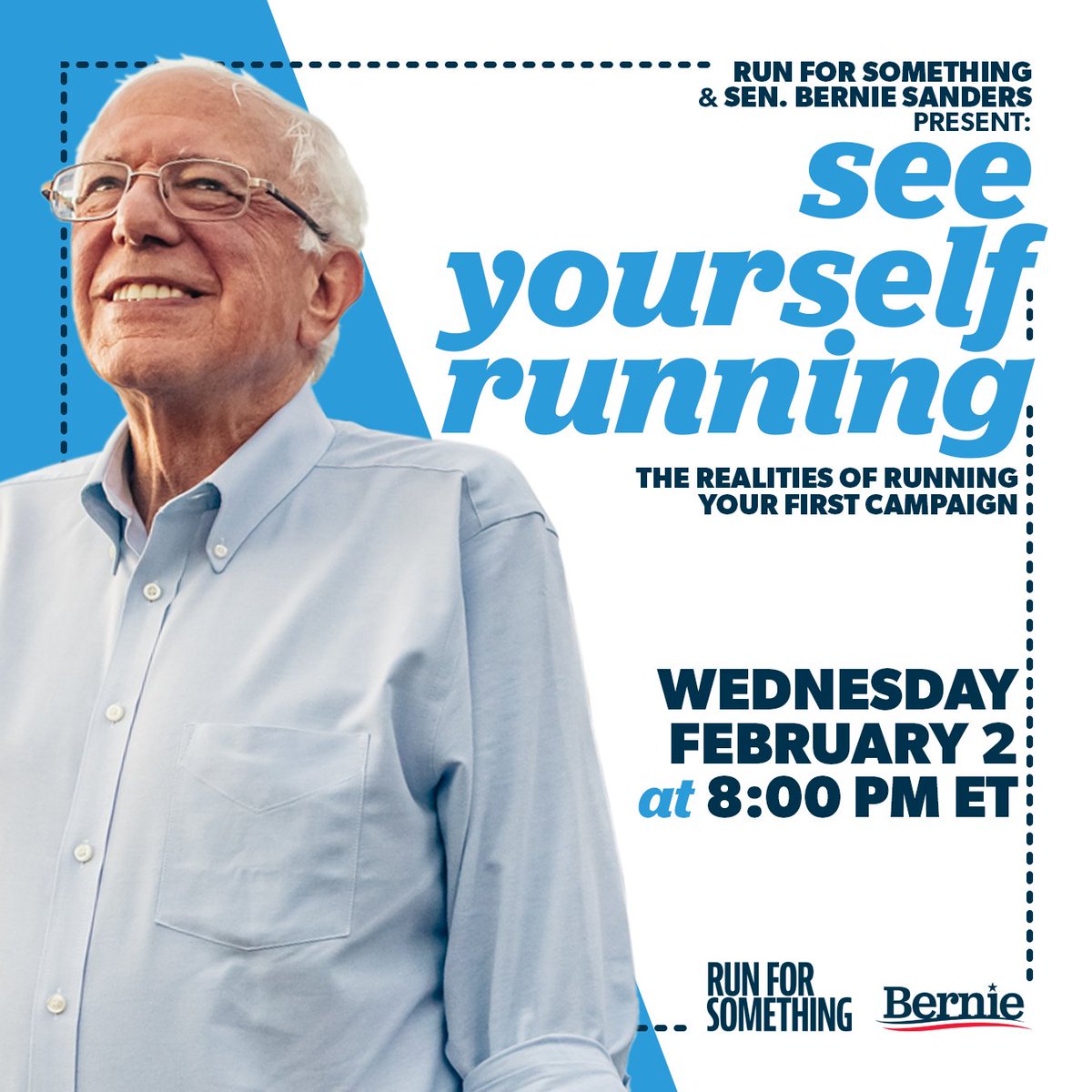 I have run for office many times, and I know, it is not easy stuff. But the only way we are going to win change is if you, and you, and yes, YOU stand up and run for office.

Join me and <a href="/runforsomething/">Run for Something</a> tomorrow night at 8 PM ET to learn more about running your first campaign.
