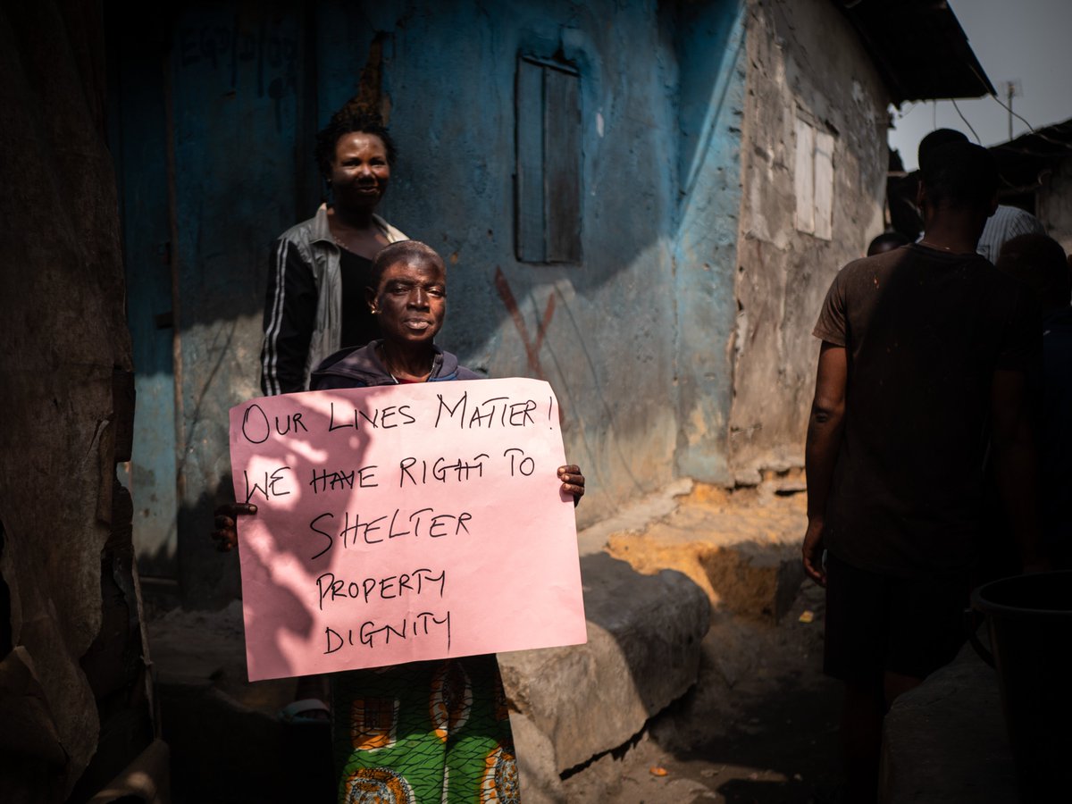 Yesterday, the community next to Mary was destroyed.
The day before, the community next to that was razed.
The day before, the same. 

In the next day or two, Mary's home will be destroyed.

Tell <a href="/GovWike/">Nyesom Ezenwo Wike</a> to #EndForcedEvictionsNow
#PortHarcourt, Nigeria.
#HousingIsAHumanRight