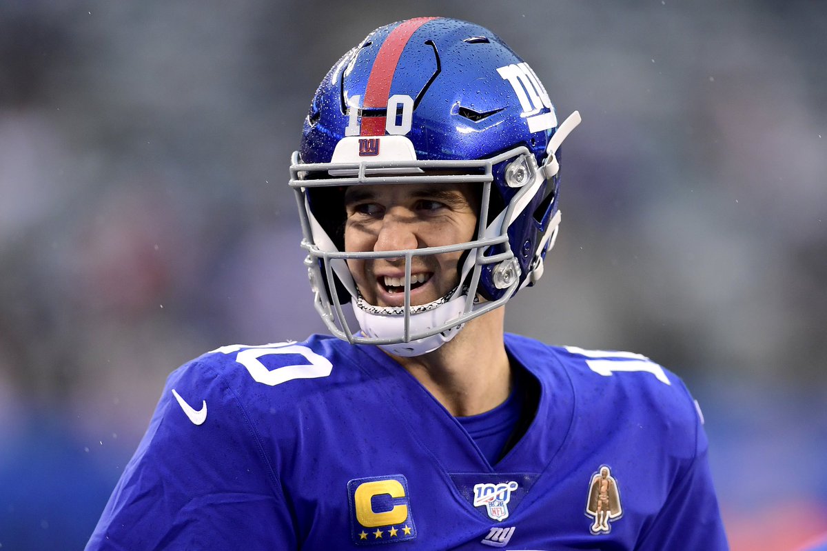 blakebooming's tweet photo. Teams Eli Manning Beat on the Road in the Playoffs 
 
13-3 Cowboys
13-3 Packers
13-3 49ers
15-1 Packers
13-3 Falcons
 9-7 Bucs

He ABSOLUTELY deserves recognition as one of the great QBs in the last era https://t.co/uYTQq3elNh