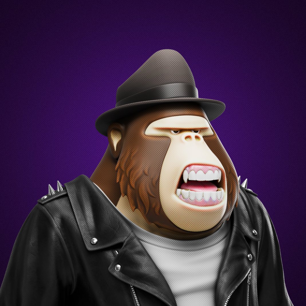 JakesStuff2's tweet image. gorillas w hats