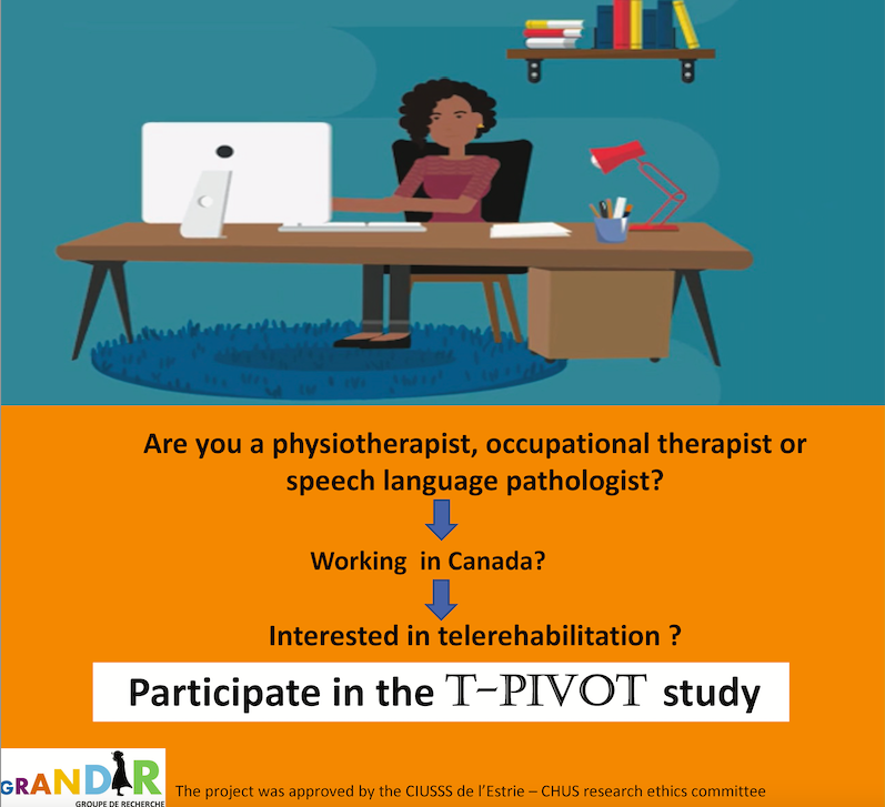 Looking for 300 Canadian OTs, PTs, and SLPs to help us identify their needs to integrate telehealth as a service option. Findings to be used to create a training program. To participate, click: redcap.link/tpivot-eng.  For more info: labo-grandir.com/t-pivot-time-t… or DM me. Please RT.