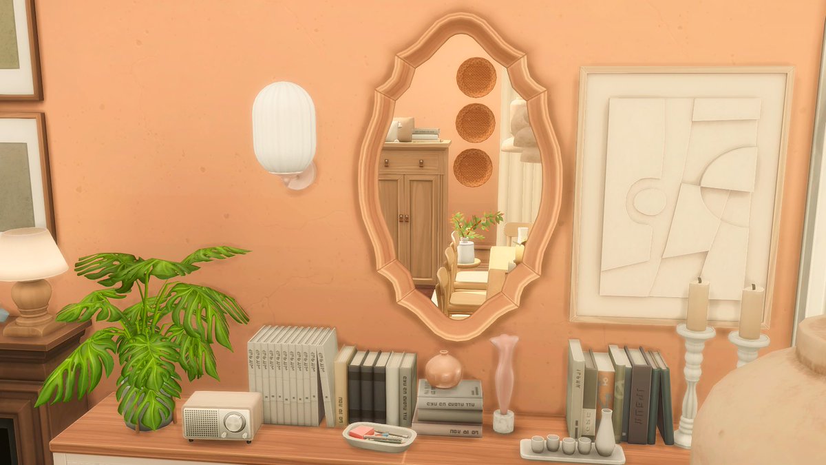 EisteeRitter's tweet photo. The Sims 4, Taylor Swift's music and a big cup of tea - that's what a relaxing evening looks like at my place. The result: a bright, cosy apartment. 💛

#ShowUsYourBuilds #TheSims4 @TheSims https://t.co/7lIGQ9lPQC