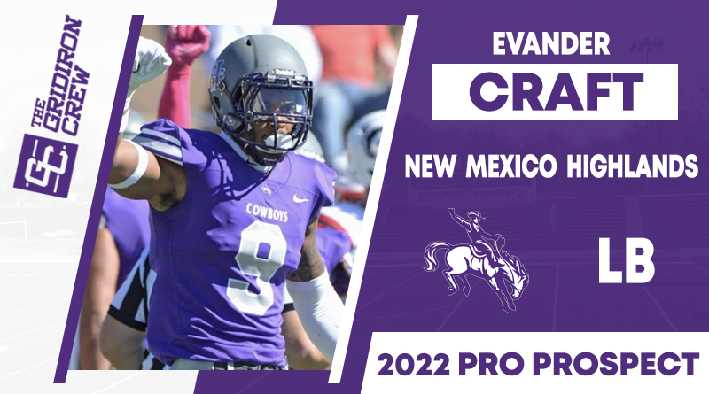 Gridiron_Crew's tweet photo. ⚠️ Attention Pro Scouts, Coaches, GMs, and Agents ⚠️

You need to look at 2022 Pro Prospect, Evander Craft @TheCrafty1_, a LB from @NMHUFTBL

#2022ProProspect #TGC #NFLDraft #ProFootball 🏈

👀 View our Interview: https://t.co/hlUsr4OeFD https://t.co/8HvCren2gk