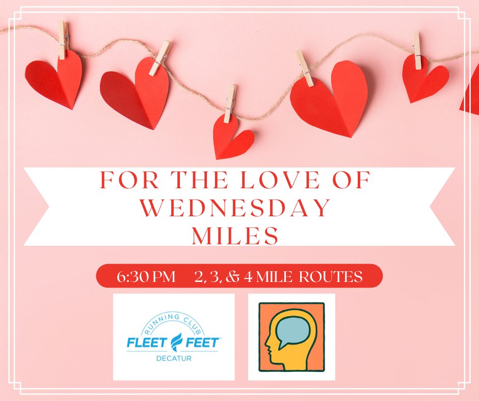 Join us this Wednesday for our Fleet Feet Decatur social run/walk club. We are inclusive of walkers and runners and are seeing 30-50+ on the norm. Join us after for a social up the street in support of our neighbor Inner Voice Brewing! 

innervoicebrewing.beer