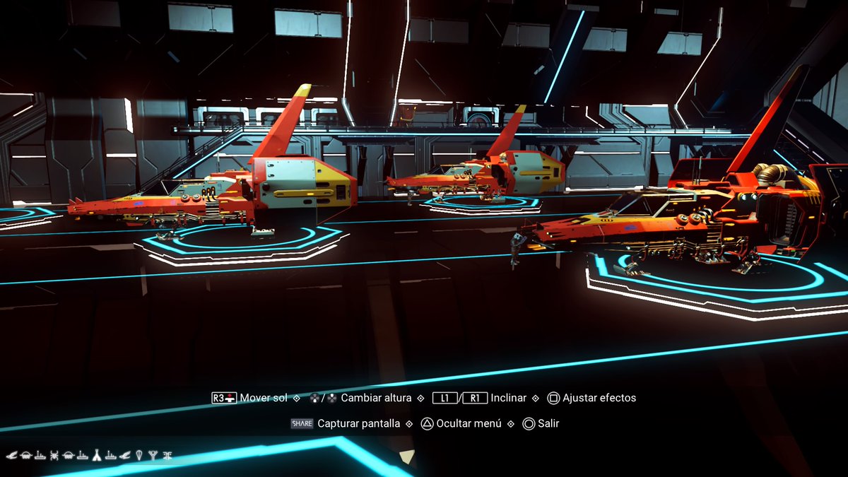 GlimKami's tweet photo. Aqui vemos la nave de moda. Título de la foto: "Variedad" XD #NoMansSky #NMSPhoto #RoyalSpaceSociety https://t.co/dHnZ690Jgu