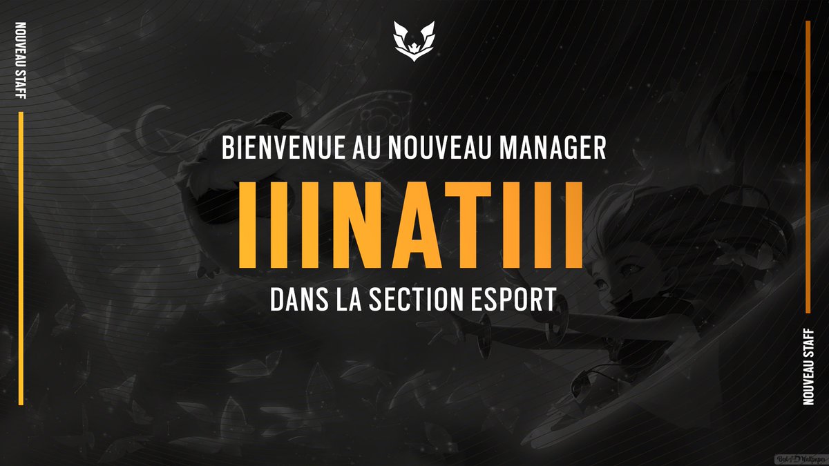 🌿Oyez Oyez 

 🤜🤛Nous revoilà en force et accueille de nouveaux membres de la famille les voici :

💎L'équipe ESPORT accueille également un nouveau manager : IIINaTIII. 
👌Il les accompagne dans leurs démarches et met un point d'honneur à être à l'écoute de nos joueurs.