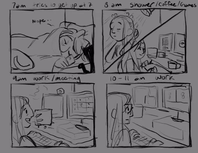 this is my first time trying this #hourlycomicday2022 #hourlycomicday 