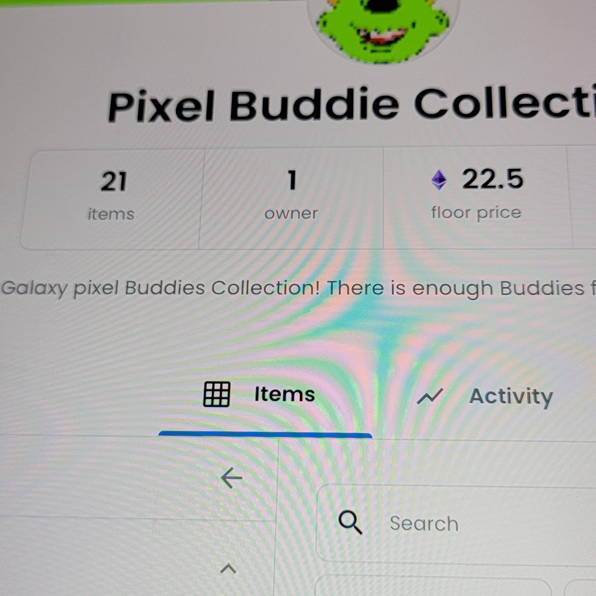 NFTCREATORZ's tweet photo. Items in my pixel buddie collection are 98% below the floor price! Check it out and grab some pixel Buddie collectible #NFTs #opensea #NFTCommunity #nftart #NFT https://t.co/k5AliWzx26