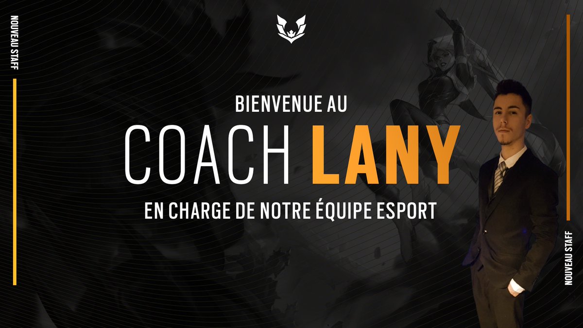 🌿Et on termine avec le meilleur pour la fin Lany est notre nouveau headcoach pour l'équipe ESPORT, il propose un suivi complet et des séances de coaching extraordinaire.