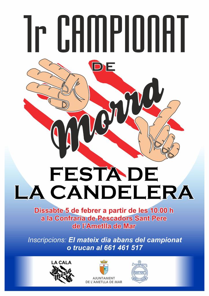 morrapita's tweet photo. Els nostres amics de #lacala #calamorra ⚓ celebraran este cap de setmana...

I Campionat de morra Festa de la Candelera
🗒️ Dia: 5 de febrer
🕛 Hora: 10h del matí
📌 Lloc: Confraria de pescadors de Sant Pere (Ametlla de Mar)

#campionatdemorra #campionatfestadelacandelera https://t.co/hUHNjEPl2m