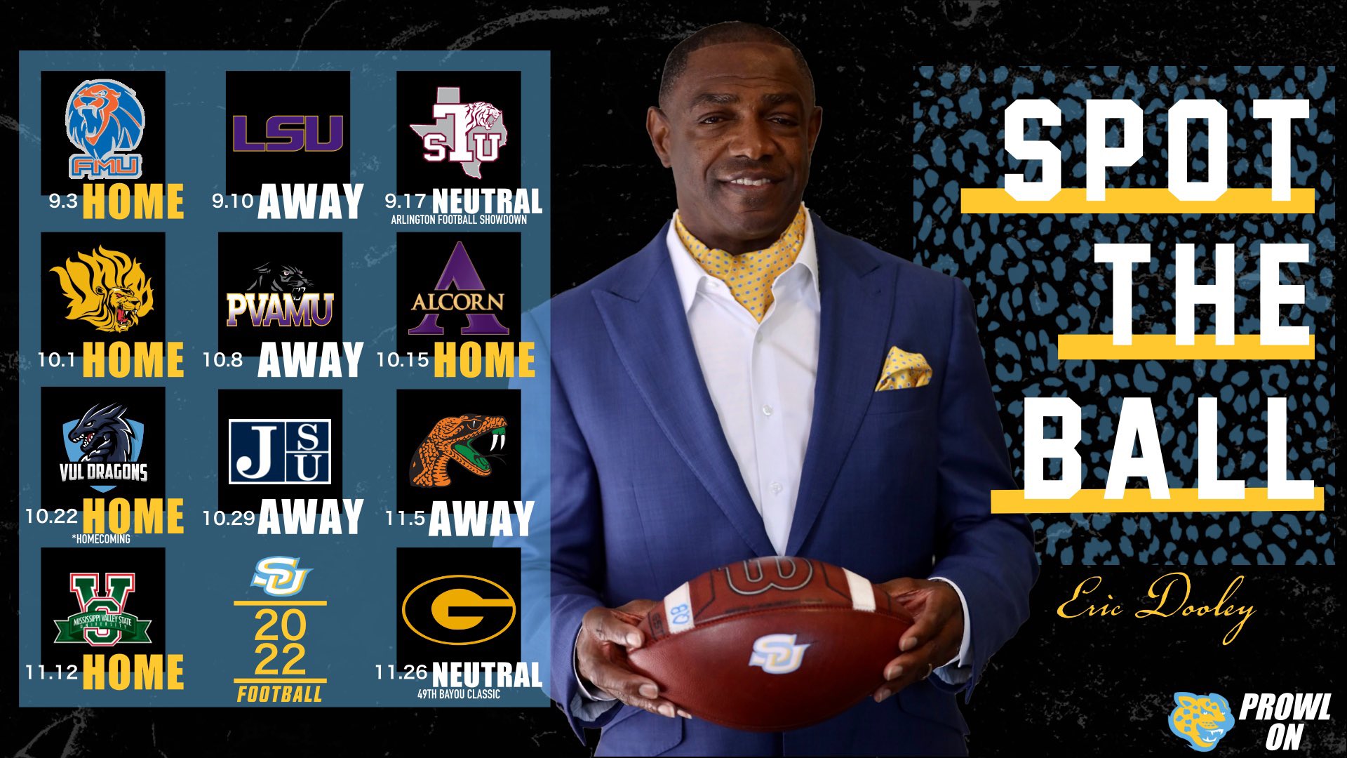 Southern University Football on Twitter "The full 2025 schedule. SPOT