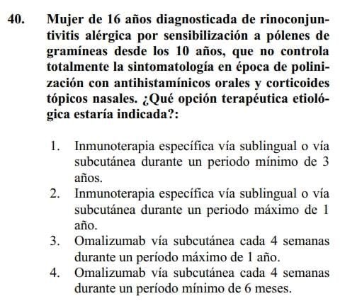 Al parecer resulta que la #alergologia interesa “algo”:  4 preguntas en #MIR2022