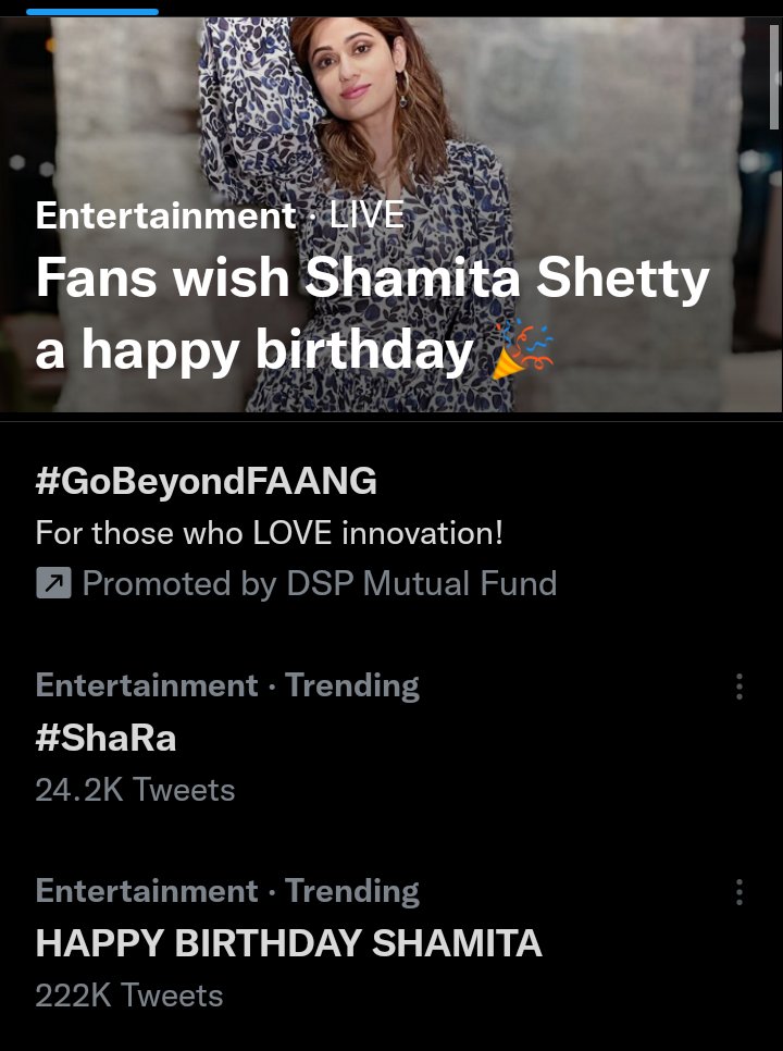 SHAMITA SHETTY SUPREMACY 
Happiest Birthday Queen<3
HAPPY BIRTHDAY SHAMITA 