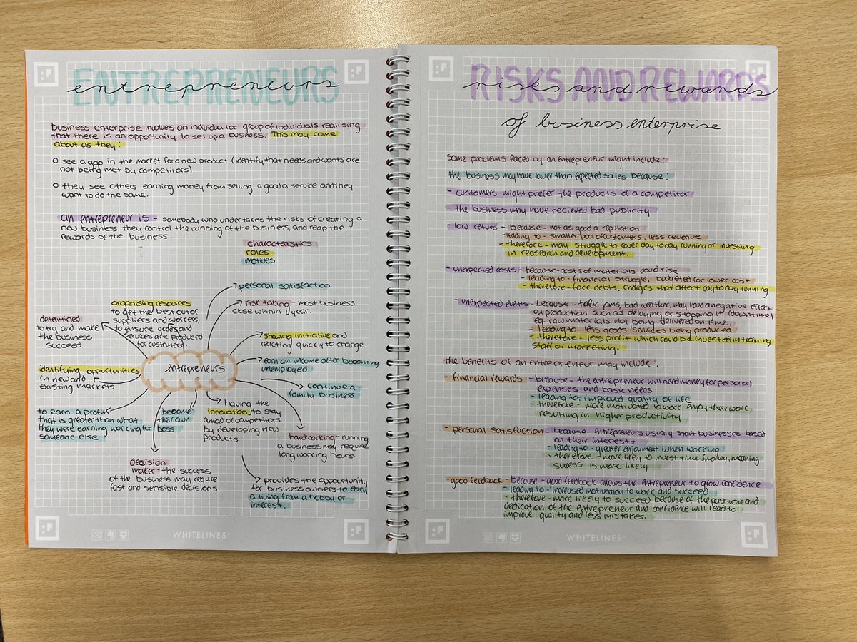 mrb_businesstcs's tweet photo. It was FANTASTIC to see the effort &amp; time that some Y10 Business students have put into their revision. Here are some of the many amazing sets of notes I’ve seen today; it’s brilliant to see such pride in your work. Ardderchog, pawb! Keep up the hard work, it’ll pay off! 📈💷📚 https://t.co/RxD1nCpWhE
