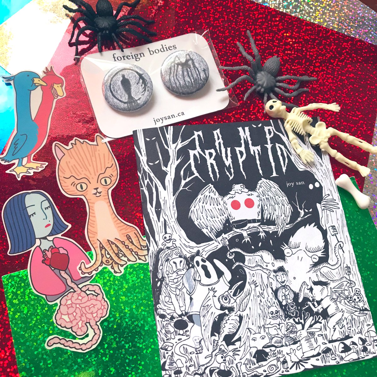 👹👹👹 CAMP CRYPTID for February 2022! An 8-page zine plus other goodies 👹👹👹 Sign up before March 1st to get these rewards! https://t.co/4SrDEYQhIi Thanks for checking it out and for your support 🥰 