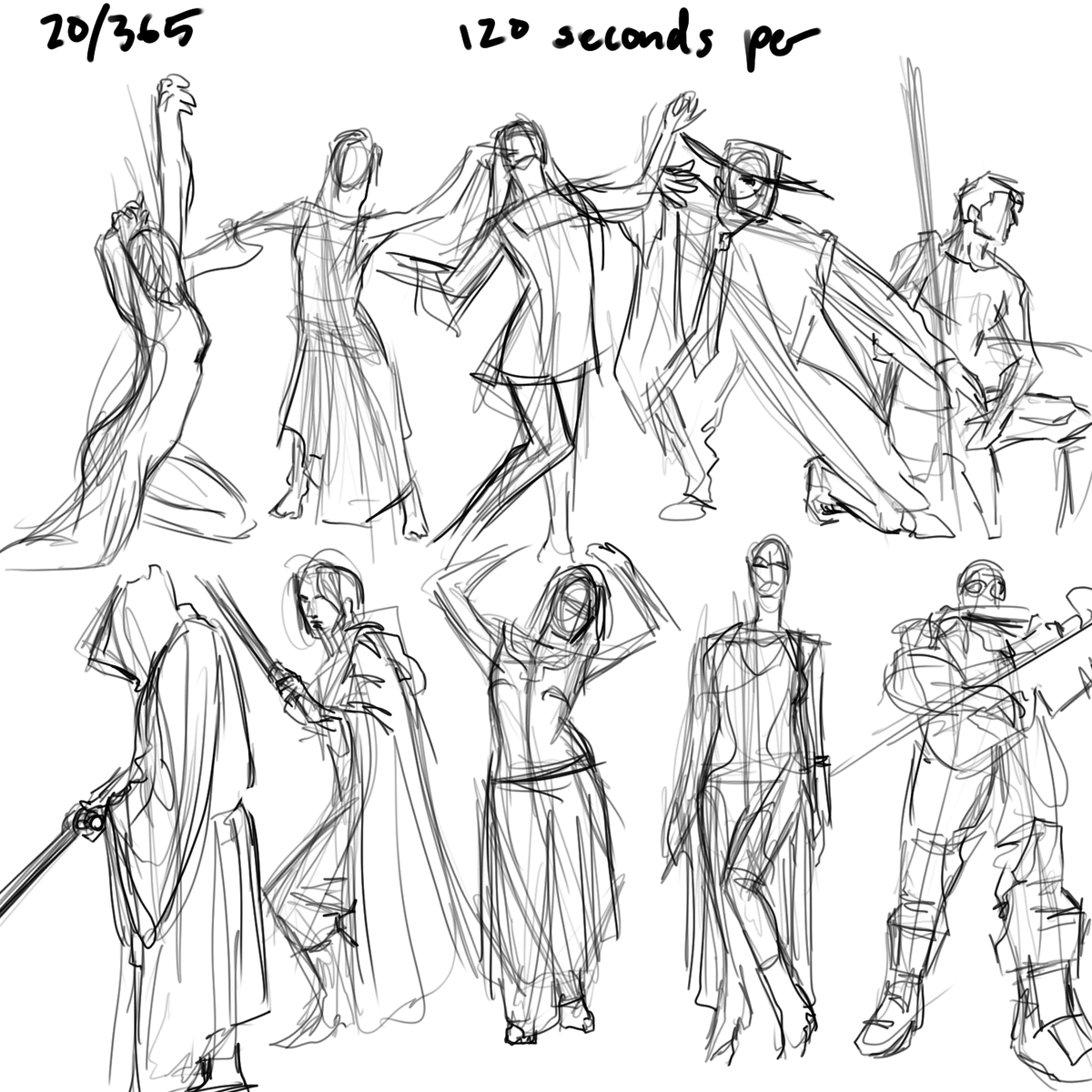 more gesture sketches from stream 
