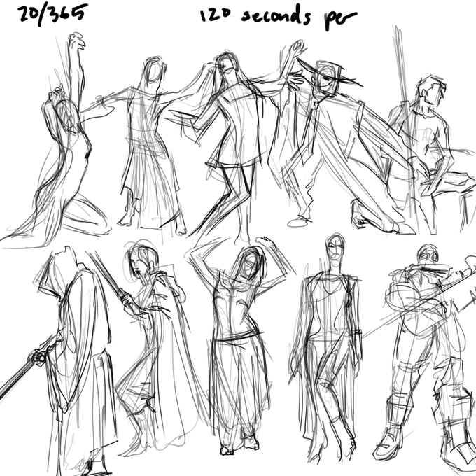 more gesture sketches from stream 