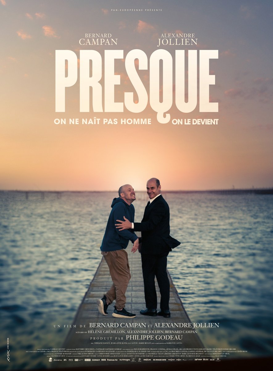 Ecoute moi Pierrot, avec la blonde je suis allé voir le film sur Denis qui prononce les noms des joueurs fidjiens. On a chialé tout le long ! 
Presque - 2021