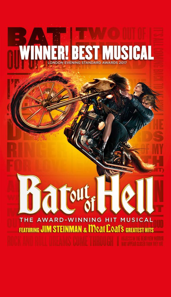 DunedinChapter's tweet image. Look out for Dunedin around the Edinburgh Playhouse on the 8th February Bat out of hell Opening Night…! #Batoutofhellthemusical