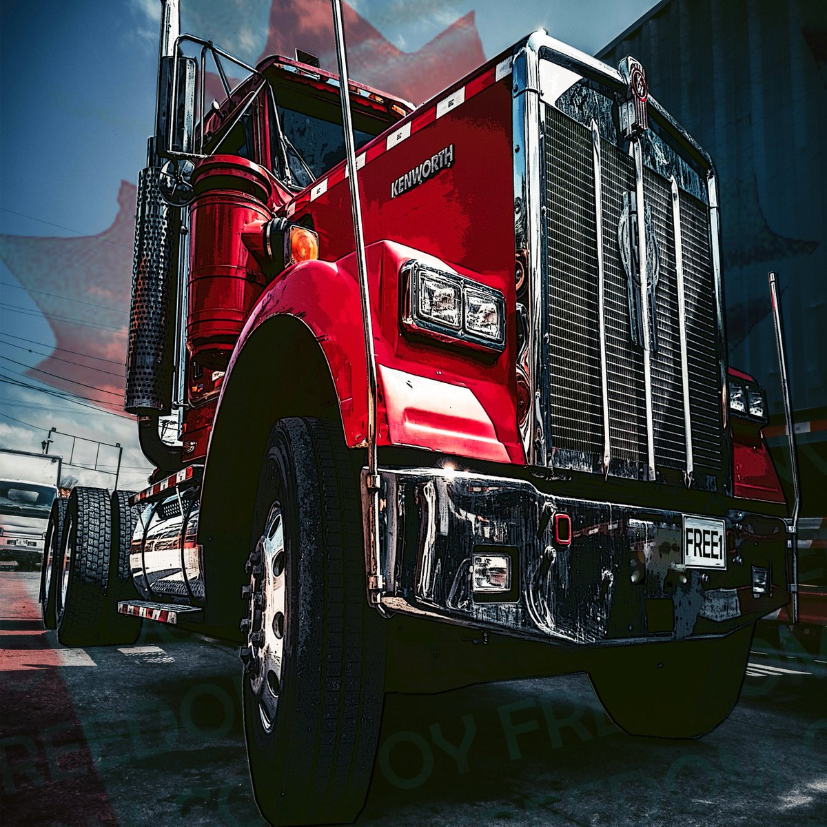 LearnOnTheWay's tweet image. My new 3-part NFT collection &quot;Freedom Trucks&quot; is open for bidding now!

50% of the initial sale and all onward sales will be donated to truckers in Canada and Oz. If these 3 sell, I&apos;m committing to a 2nd gen run of 97 more!