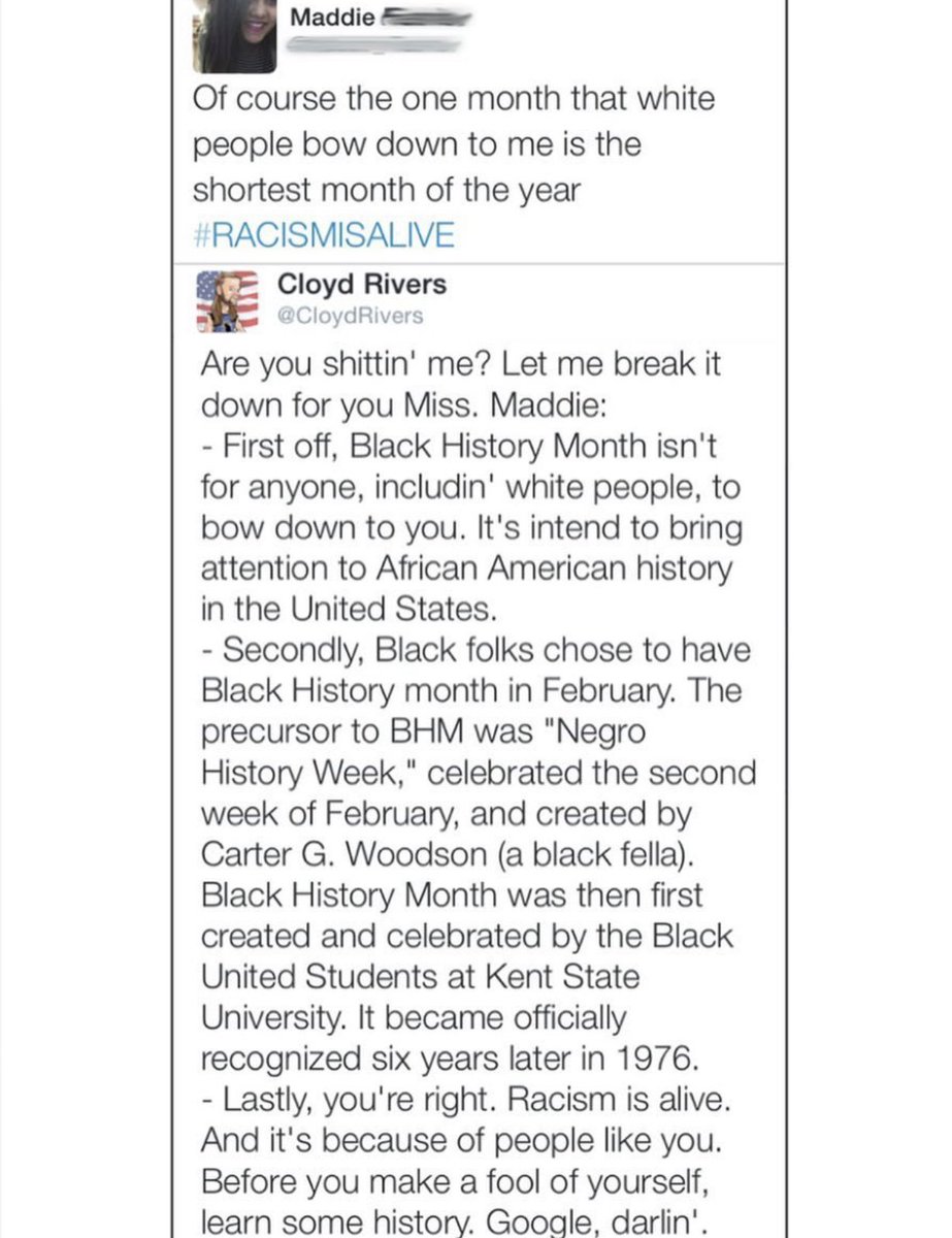 On the first day of Black History Month, let’s honor the civil rights icon Cloyd Rivers. Thanks for everything you do babe!