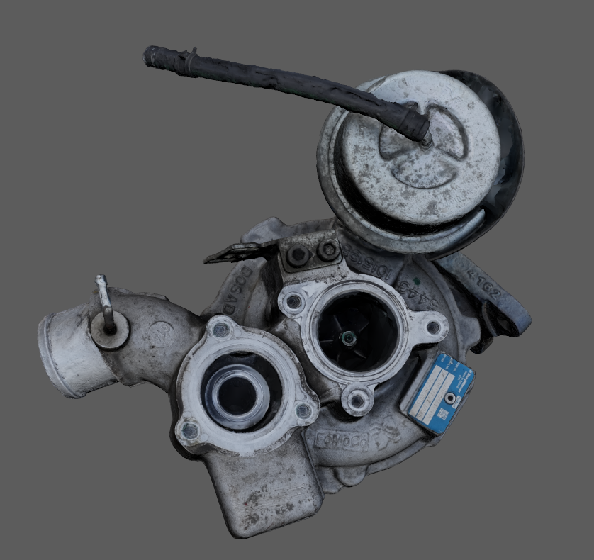 Scanned Turbo! really enjoying photogrammetry for car parts lately!