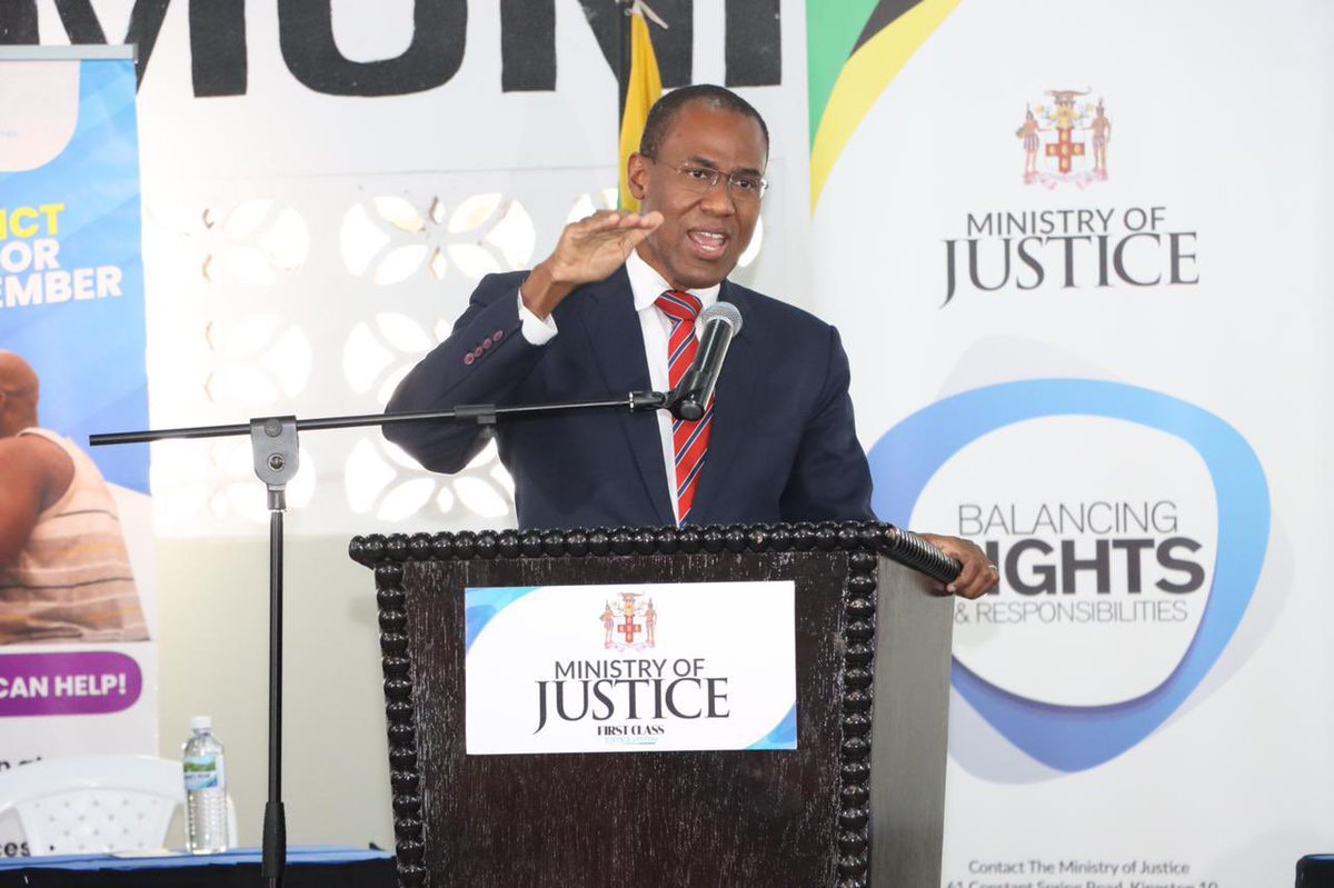 NigelClarkeJa's tweet photo. This morning, in partnership with the Ministry of Justice, we opened the new Restorative Justice Centre at Pembroke Hall Community Centre that will serve NW St Andrew. 

#RestorativeJustice
#NWStAndrew @mojofficialjm @Delroychuckjm https://t.co/hqSLRtC33n