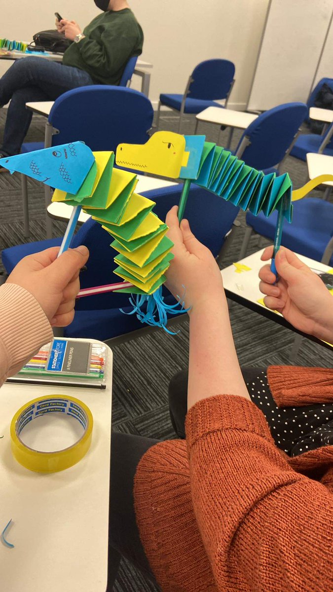 Chinese New Year tonight! We made lanterns, fans, and dragons! 
#LUGS #WEARELINCOLN #SSAGO