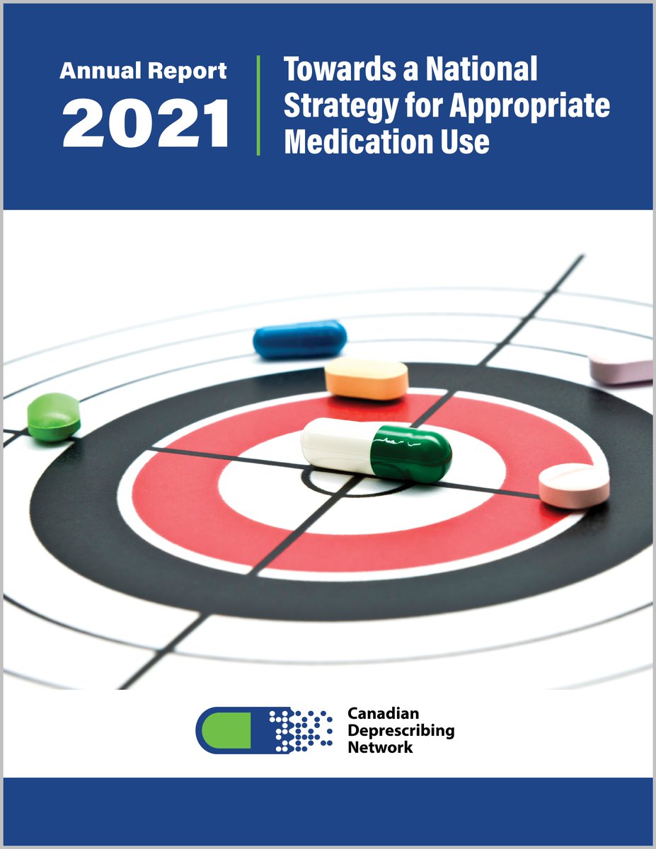 Just released: our 2021 Annual Report, Towards a National Strategy for Appropriate Medication Use!

Find out how our members are improving #MedSafety and Appropriateness from coast to coast, &amp; discover our plan for how Canada can tackle it too!

deprescribingnetwork.ca/reports
