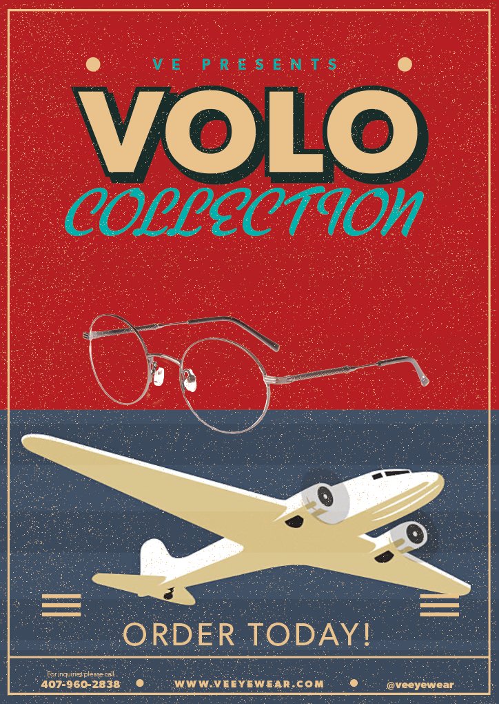 veeyewear's tweet photo. Take flight today with our VOLO Collection!
Frame Shown: Volo Mustang (Dark Gunmetal)
#VisualEyesThis #visualeyes #veeyewear #Orlando #frames #VOLO #mustang #flight #aviation https://t.co/0y0Jd2JcQO