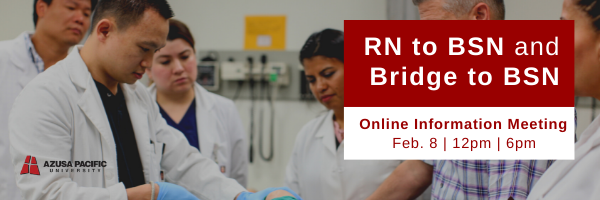APUGradPrograms's tweet image. Advance your nursing career with APU's top-ranked BSN! RSVP to learn more: ow.ly/sakm50HzjC9