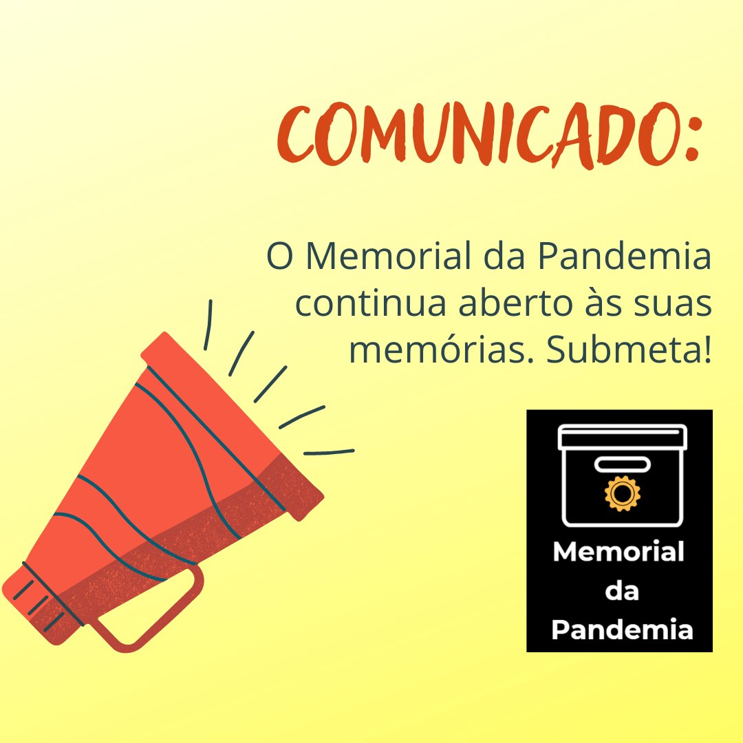 #MemorialDaPandemia #Coronavirus #VacinasJa #UnidosSomosMaisFortes #Acervo #Historia #Memoria
memorialdapandemia.com
Guarde sua memória no nosso acervo: forms.gle/rKJLaJiSq2umkg…