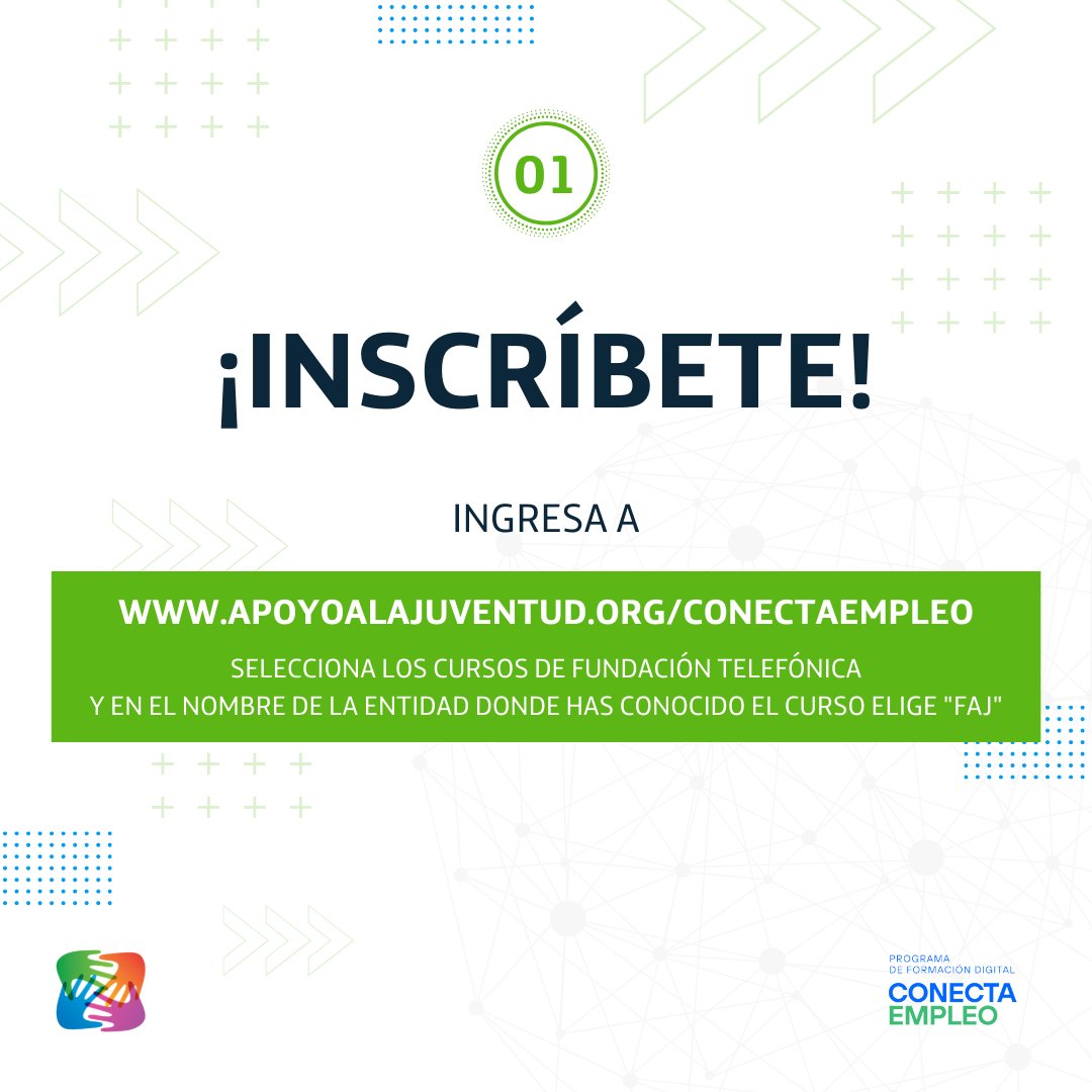FAJ_IAP's tweet photo. ¡Tenemos cursos para ti! En #ConectaEmpleo hay nuevas ofertas de talleres. Ingresa a https://t.co/qEaMxbUn4w y selecciona el que más te guste. ¡Inscríbete! 📲💻🖥✅
#FAJIAP #TriunfoDeBecerra #YoSoyJoven @FTelefonicaMX https://t.co/1FP58ULRgB