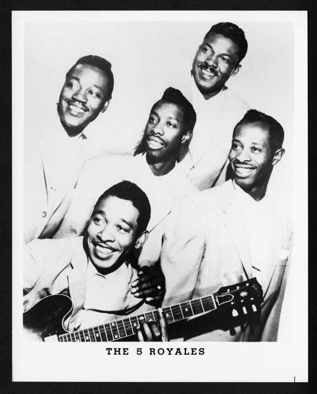 RhythmGrooves's tweet photo. Today is Gene Tanner's (1936-1994) birthday. A member of the 5 Royales, Tanner (in the middle) was a part of the group's legendary recordings "Help Me Somebody," "Think," and the original version of "Dedicated to the One I Love." https://t.co/LuUJp3YEwa