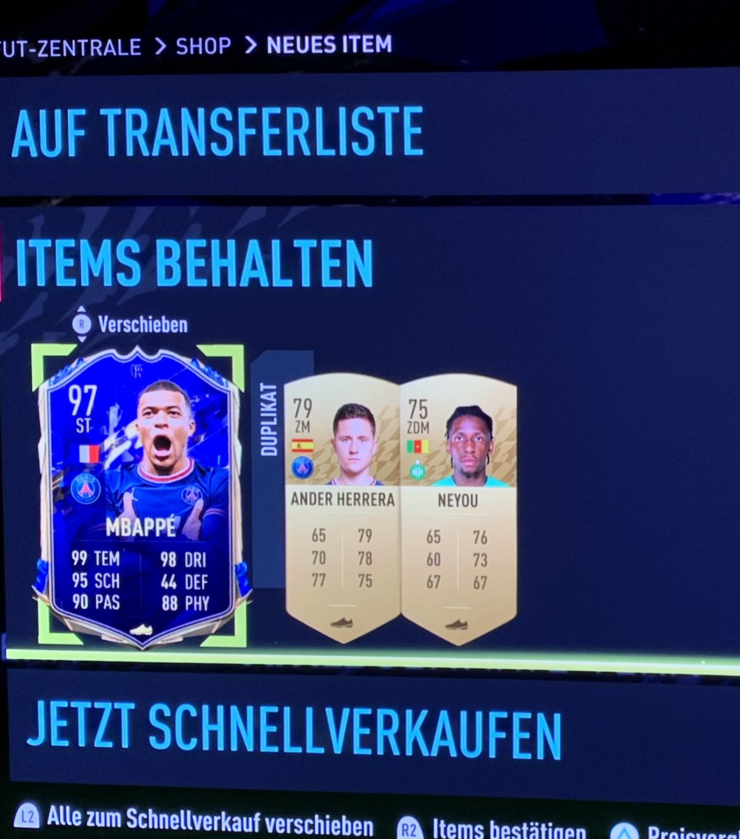 AndlevGaming's tweet photo. Es ist passiert!!!! Nach knapp 100 SBCs! Finally!
#FIFA22 #mbappe #ultimateteam #TOTY #FUT22 @ZwebackHD @Trymacs https://t.co/45dPbJgOnc