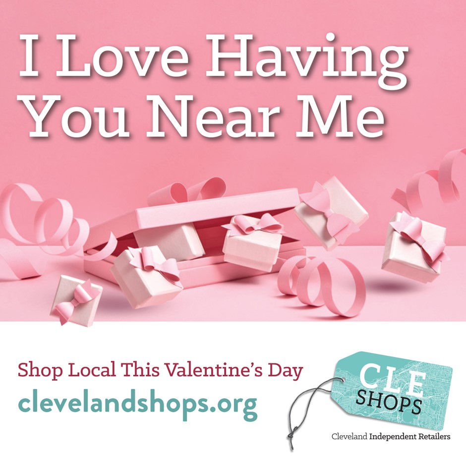 ShopsCleveland's tweet image. It's not too early to shop for Valentine's Day!  Remember...#ShopLocal!