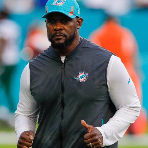PFF's tweet photo. Former Dolphins HC Brian Flores is suing the NFL &amp; the Giants alleging racism in the hiring process https://t.co/YU0ayOTWgN