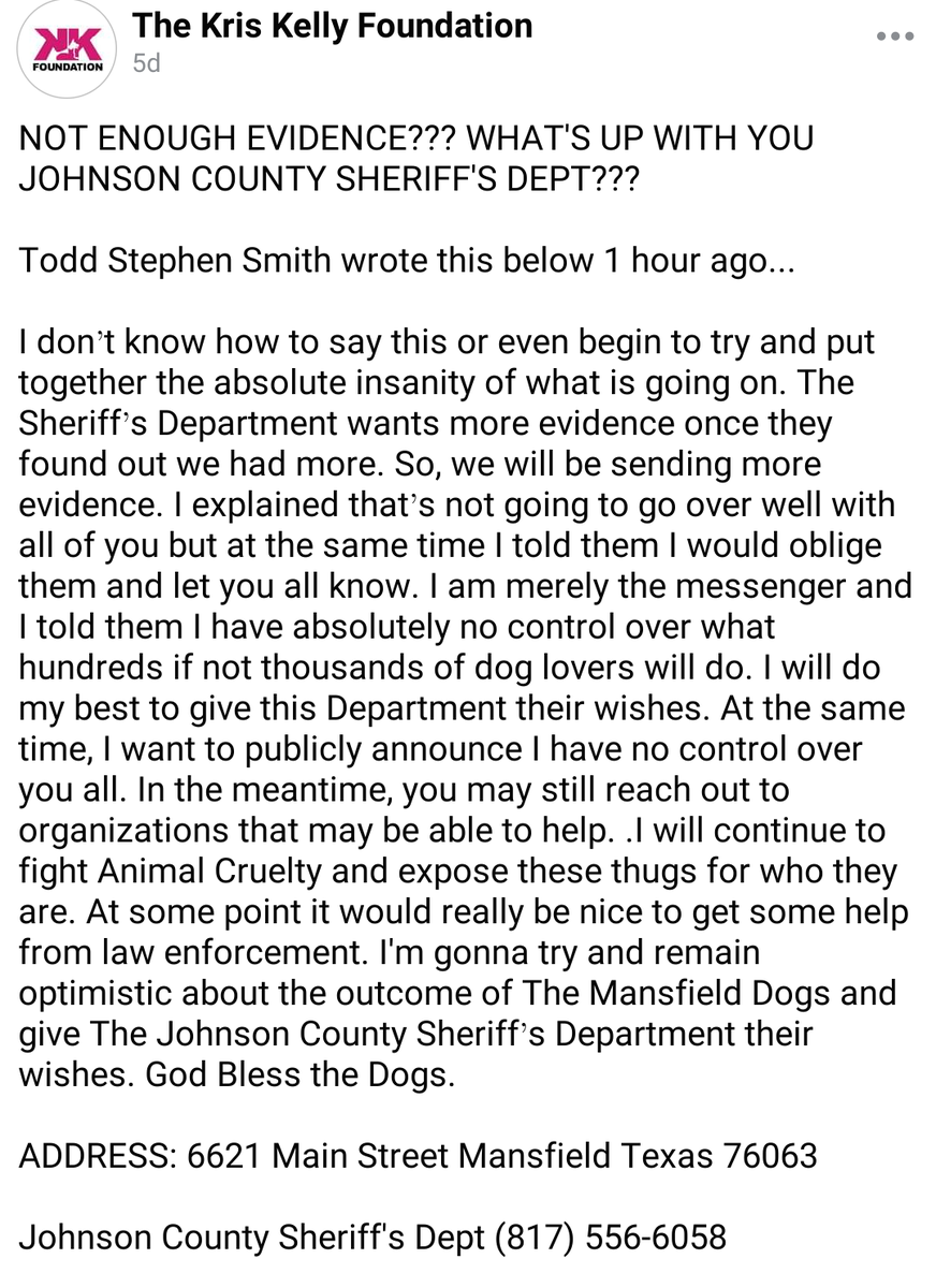 kaylamarie413's tweet photo. #Texas #JohnsonCountySheriffsDept you pieces of shit. Its against the law to tie dogs up outside.This poor dog died of starvation tied up in the yard and they did nothing. Its too late for this baby but their are millions more tied up and dying. #doyourfuckingjob #Pleasecall https://t.co/FZZcHqiUAX