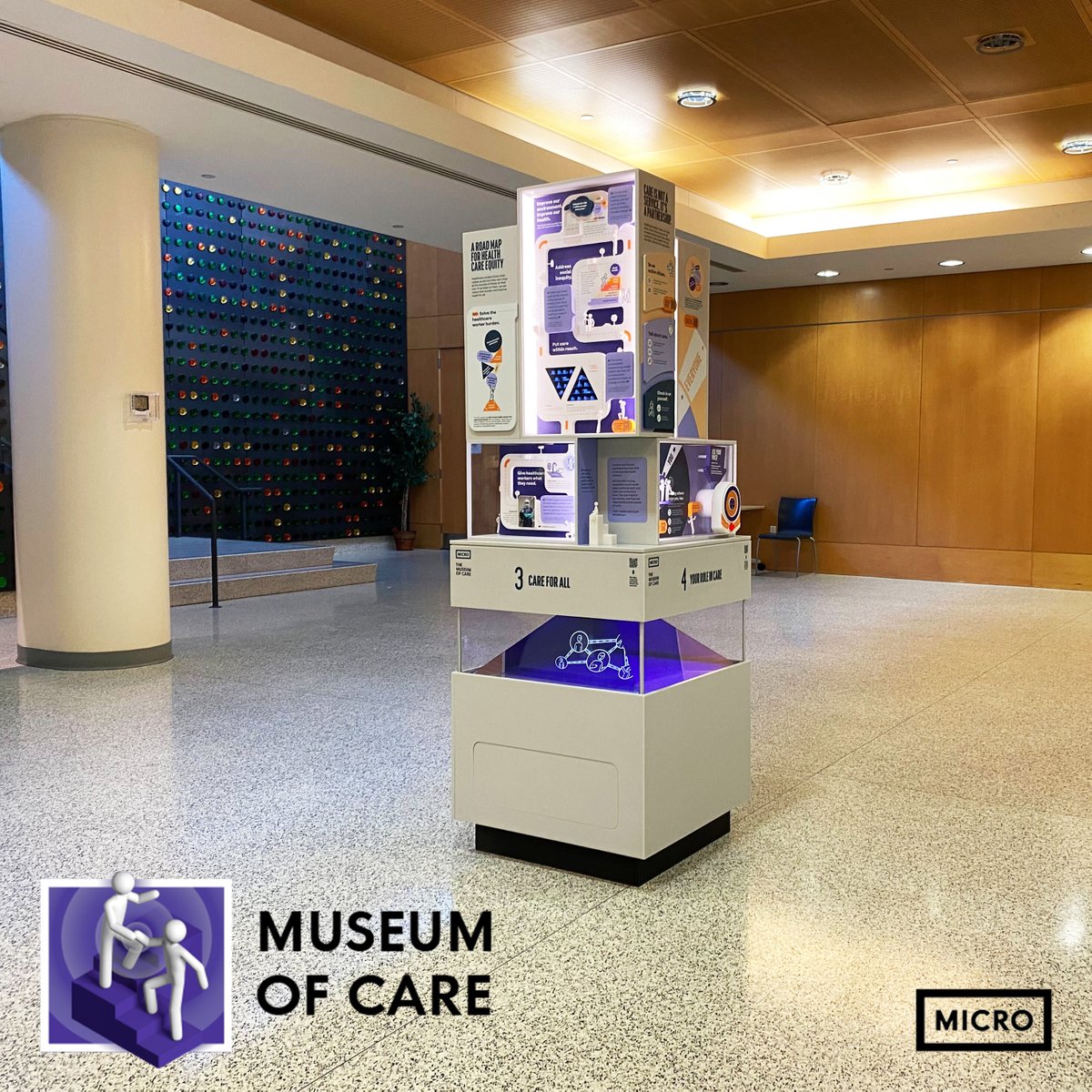 🎉 Today the Museum of Care has landed at <a href="/nypl/">NY Public Library</a>'s <a href="/BronxBlc/">Bronx Library Center</a>! Visit the museum on the concourse level now through February 28. #museumofcare #MICROmuseum #nypl #Bronx #NYC