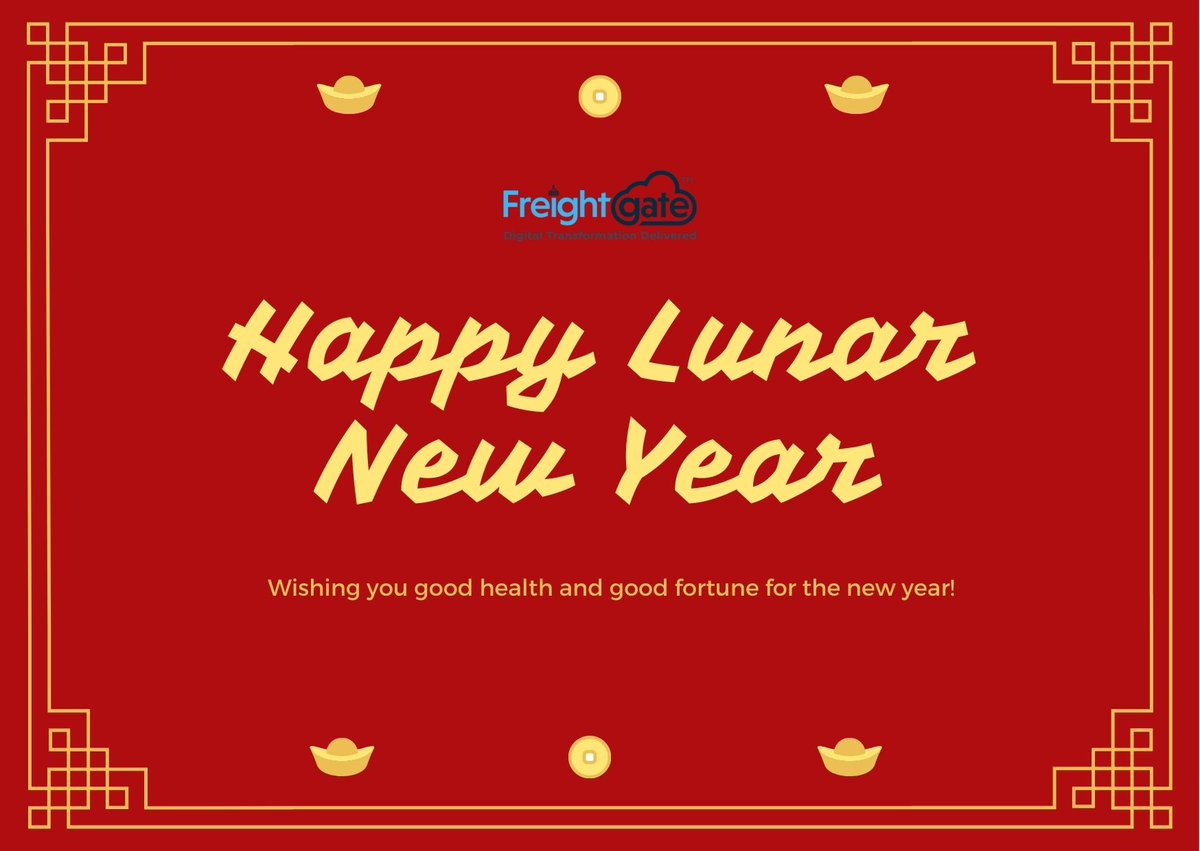 Happy Lunar New Year from the Freightgate Team! #lunarnewyear2022 #yearofthetiger