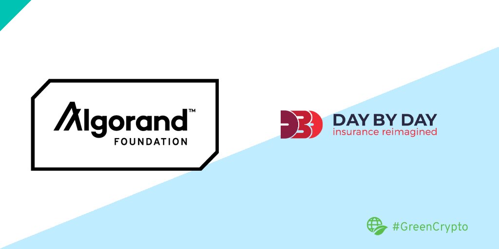 AlgoFoundation's tweet photo. We're pleased to share we are partnering with @DbdTokens to support the development of decentralized insurance platform for real-world assets! Day By Day is reimagining insurance with #DeFi and #NFTs. 

#ShapeTheFuture #GreenCrypto

Read more at 👉https://t.co/bu4Wou431X https://t.co/FLRJTuO7GI