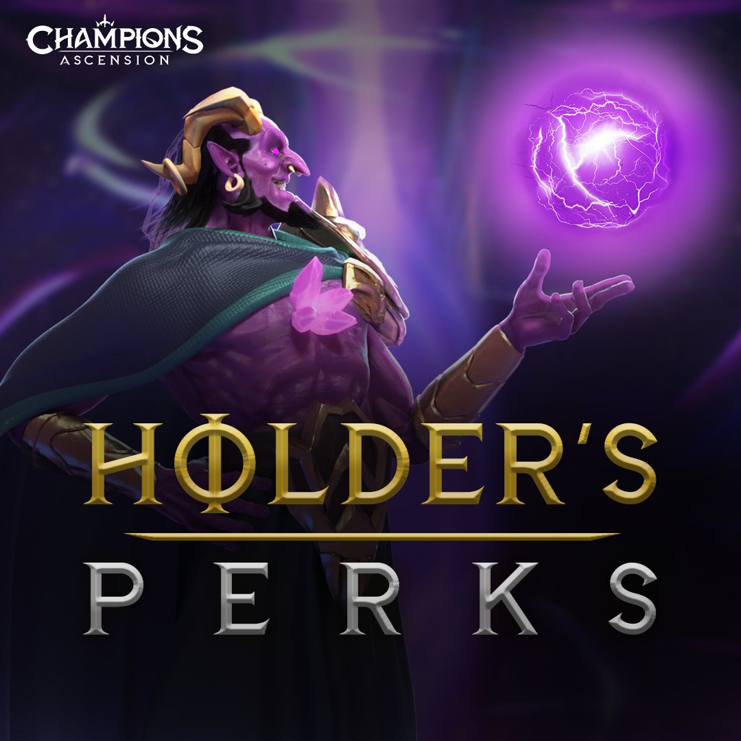 ChampionsIO's tweet photo. Being the first in a #NFTGame &amp; #P2EGame has its benefits. Over the next few days, we’ll be announcing the MANY perks Prime Eternals NFT holders get! Exclusive content, VIP Access, and big announcements are coming soon, so watch this space! 👀 https://t.co/7meBLAlE7A