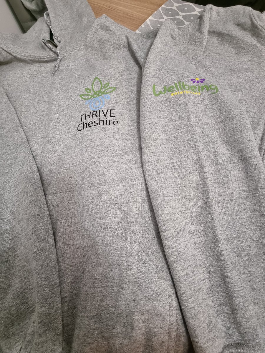Loving our volunteer hoodie. Sponsored by <a href="/WEcic_/">Wellbeing Enterprises CIC</a>