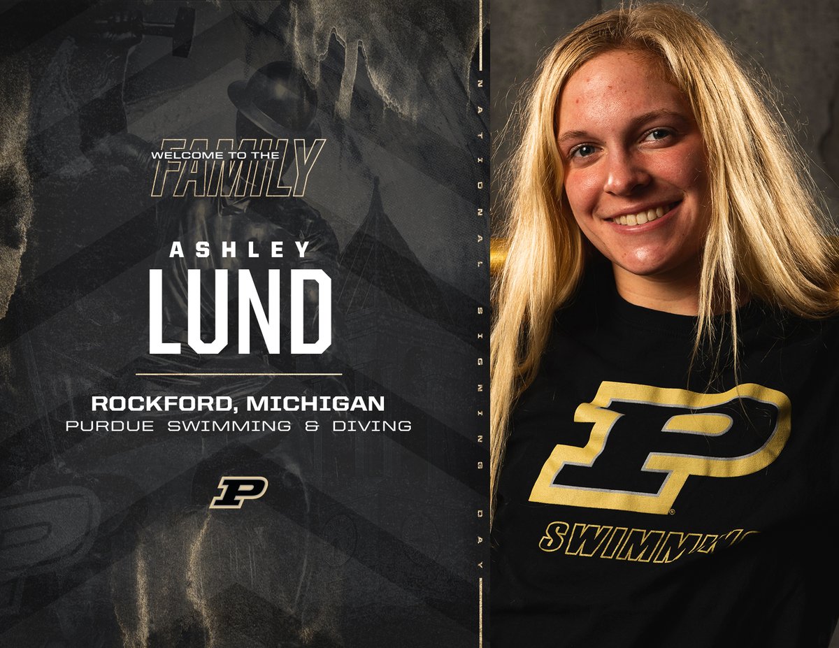 Welcome Ashley!! 👏👏

🚂 Ashley Lund
🏊‍♀️ Sprint Free ➕ 100 Back &amp; 100 Fly
🌎 Rockford, Michigan
🏫 Rockford HS
🥽 Michigan Lakeshore Aquatics club

#BoilerUp x #FutureBoilermaker