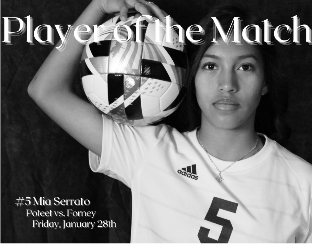 PHS_W_Soccer's tweet photo. Lady Pirates vs. Forney HS last week, let's not forget who the Player of the Match was!  #neversaydie #poteetstrong https://t.co/Hdt301Xyky
