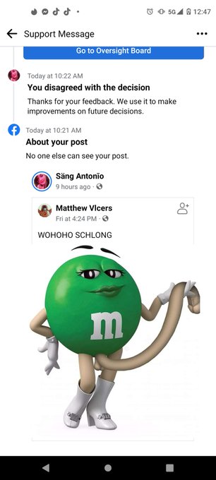 Thanks #cuckerberg ...the #META team is up to their tomfoolery again. What about the guy who posted this<a href="/tag/cuckerberg"class="tags">#cuckerberg</a><a href="/tag/meta"class="tags">#META</a><a href="/tag/greenmm"class="tags"><span>#greenmm</span></a>