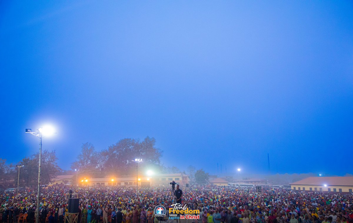 pastorwf_kumuyi's tweet photo. Thank you Ibadan for hosting us for the past six days. It was indeed a week of Total Freedom though faith in Christ. 

We bless God for the testimonies of Salvation, Sanctification, Healing and Deliverance. 

#IbadanGlobalCrusadewithKumuyi https://t.co/xdWqyvYdUi