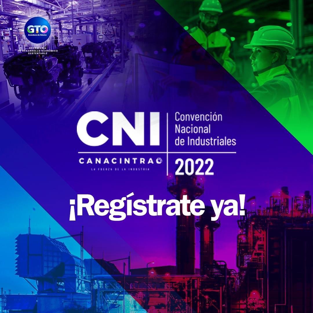 Paola_Vazqz's tweet photo. Forma parte del foro Industrial más importante del año.
Convención Nacional de Industriales 2022 #CNI2022, por primera vez con sede en León, Guanajuato. 
Registro: 👉🏻 https://t.co/YOJXAflTu9  
¡No te quedes fuera! https://t.co/UWceOPLeMv