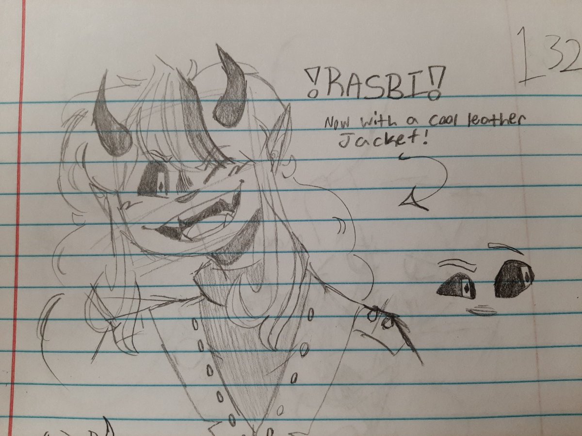 fujomasterrr's tweet photo. Everyone knows that when u unlock new pronouns u get a cool leather jacket <3 #rasbifanart #rasbitwt https://t.co/LIEyi1ABqa